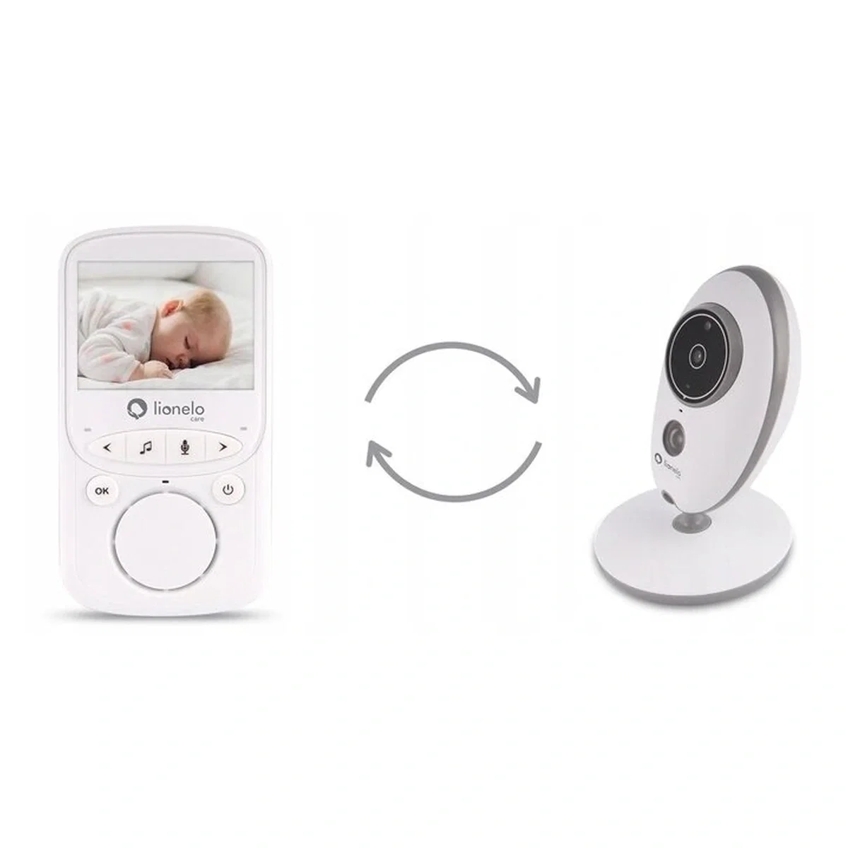 Videofon Babyline 5.1 , Wireless, Cu melodii, Cu doua camere independente Lionelo [9]