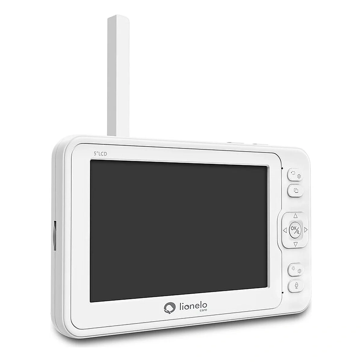 Videofon Babyline 8.3, Cu termometru, Cu melodii, Comunicare in 2 sensuri, Rotire 360 grade, Alb Lionelo [11]