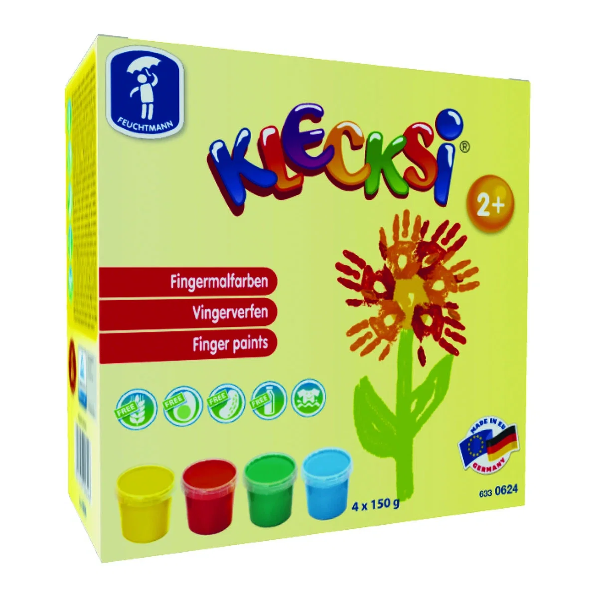 Arta si creativitate - Vopsea pentru pictura cu degetele - MINI FEUCHTMANN 2 ani+