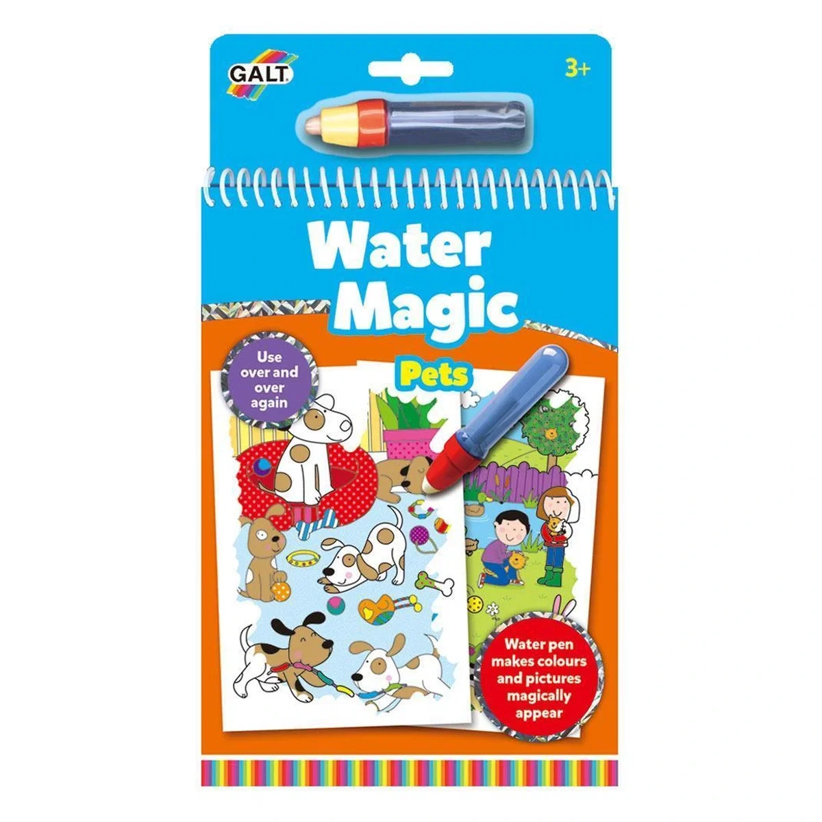 Arta si creativitate - Water Magic: Carte de colorat Animale de companie Galt 3 ani+