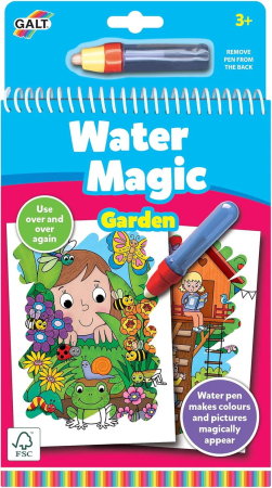 Desen, pictura si modelare - Water Magic: Carte de colorat In gradina