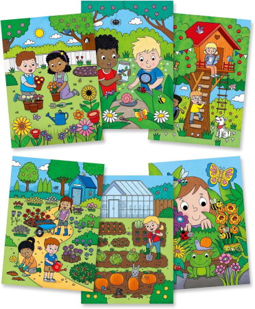 Water Magic: Carte de colorat In gradina [2]
