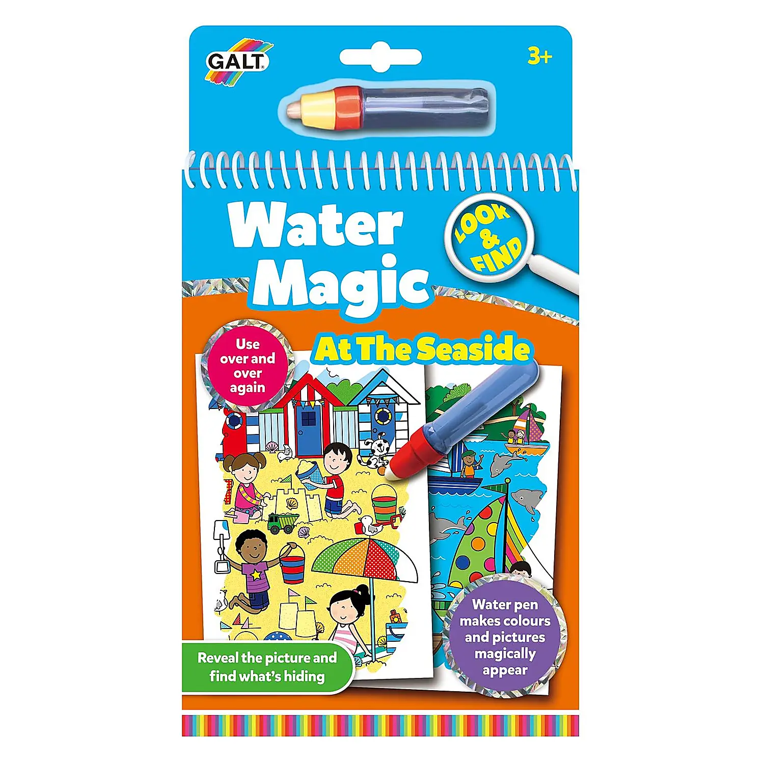 Arta si creativitate - Water Magic Carte de colorat La mare Galt 3 ani+