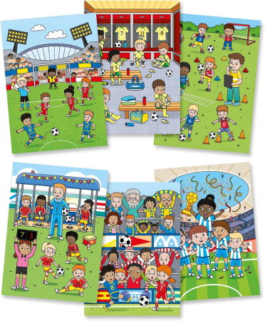 Water Magic: Carte de colorat Meci de fotbal [2]