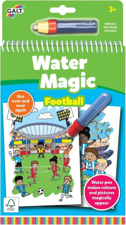 Jocuri si creativitate - Water Magic: Carte de colorat Meci de fotbal