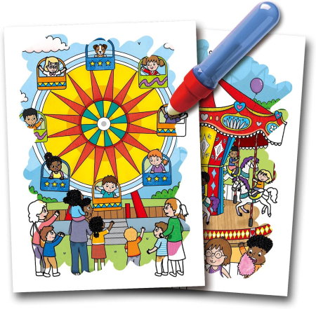 Water Magic: Carte de colorat Parcul de distractii [2]