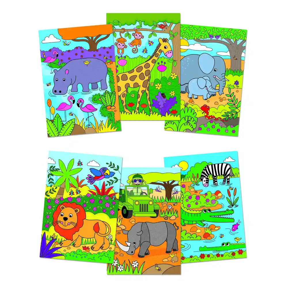 Water Magic: Carte de colorat Safari Galt 3 ani+ [1]