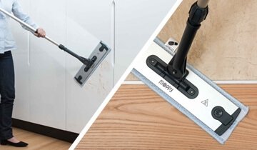 Moppy Red the final solution for steam cleaning and cordless mop - floors and vertical surfaces
