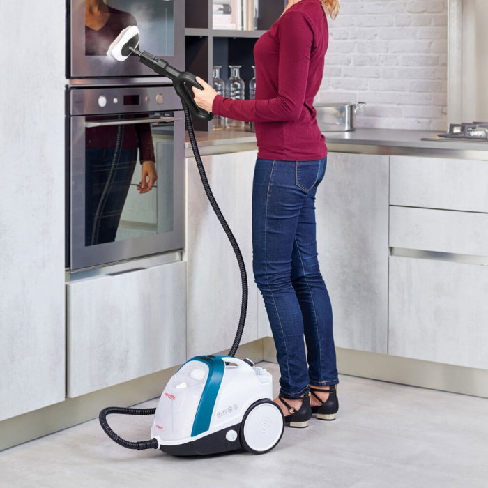 Aparat de Curatat cu Abur Vaporetto Smart 100_B, 1500 W, 2 l, 4 Bar, 110 gr/min, Alb/Albastru [7]