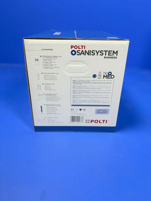 Aparat Contra Plosnitelor si pentru Indepartarea Insectelor si Gandacilor, Dezinfectare și Curatare cu Abur, Polti Sani System Business, Abur pana la 180°C, 2250 W, 4 Bar, Alb/Albastru [12]