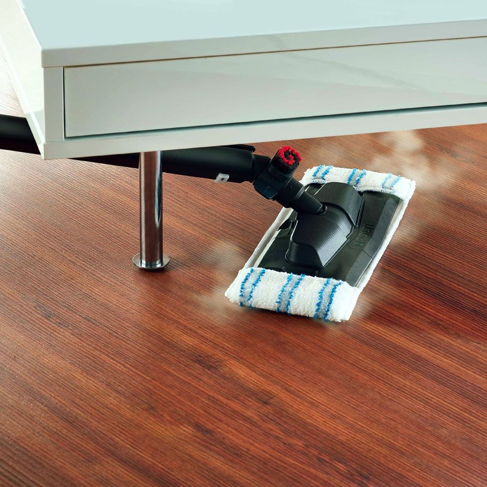 Aparat de Curatat cu Abur Polti Vaporetto Pro 100_Eco Poweri, 1900 W, Emisie Abur pana la 140 gr/min, Presiune Abur 5,5 Bar, Alb/Albastru [4]