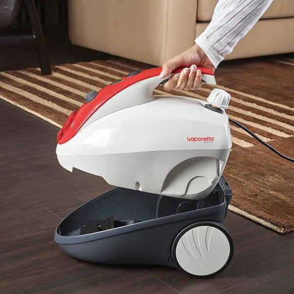 Aparat de Curatat cu Abur Polti Vaporetto Smart 30 R, Emisie Abur 85 g/min, Presiune Abur 3 BAR, 1800 W, Alb/Rosu [7]