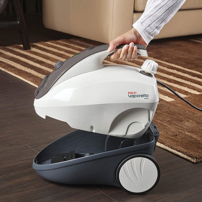 Aparat de Curatat cu Abur Polti Vaporetto Smart 30 R, Emisie Abur 85 g/min, Presiune Abur 3 BAR, 1800 W, Alb/Rosu [11]