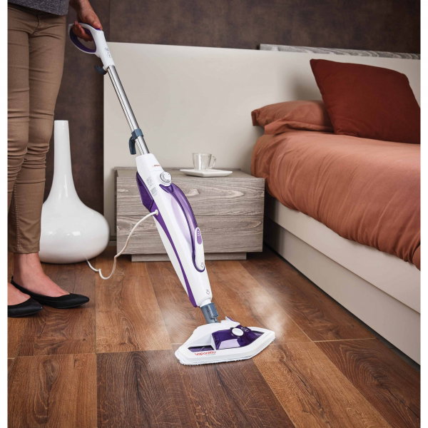 Mop cu Abur Polti Vaporetto SV 440 Double, 15 in 1, 1500W, 2.4Kg, Alb/Violet [2]