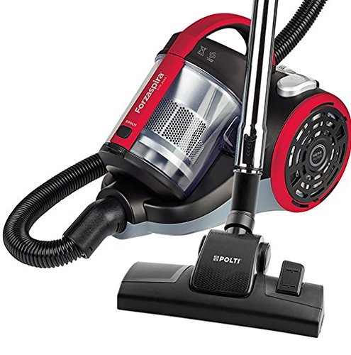 Aspirator fara Sac Polti Forzaspira C 110 Plus, 2 l, 800 W, Filtru HEPA, Negru/Rosu [1]