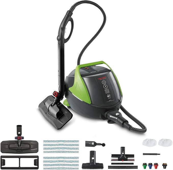 KIT Profesional Polti pentru Eliminarea Ploșnițelor, Autonomie Nelimitată de Funcționare, 1900 W, Emisie Abur până la 140 gr/min, 15 Accesorii, 5,5 BAR, Funcție Turbo, Abur până la 180°C, Alb/Albastru [3]
