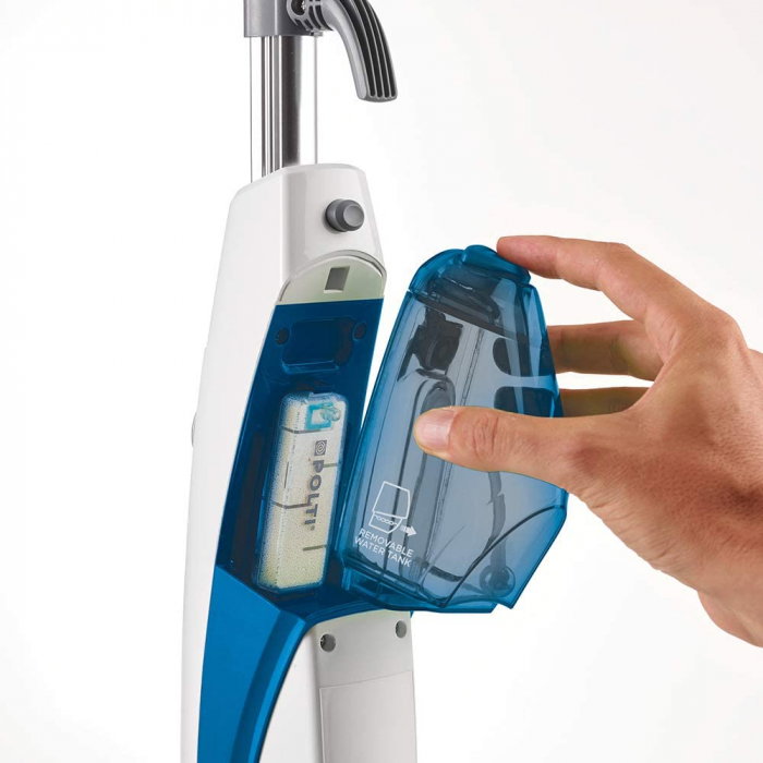Mop cu Abur Polti Vaporetto SV 460 Double, 15 in 1, 1500 W, 2.4Kg, Alb/Albastru [9]