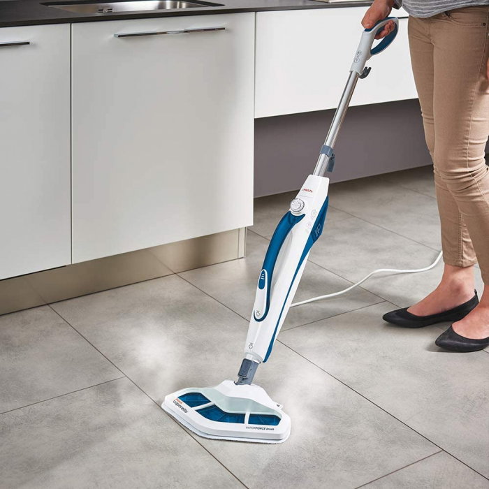 Mop cu Abur Polti Vaporetto SV 460 Double, 15 in 1, 1500 W, 2.4Kg, Alb/Albastru [3]