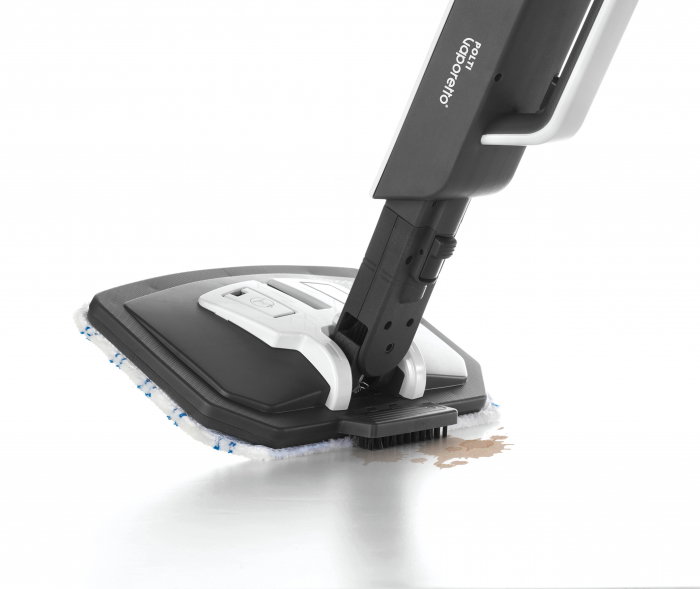 Mop cu Abur Polti Vaporetto SV660_Style 2 în 1, 1500 W, Abur Reglabil, Mâner Plută, 19 Accesorii, Autonomie Nelimitată, Alb/Gri [18]