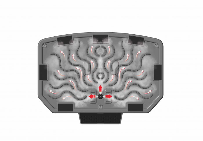 Mop cu Abur Polti Vaporetto SV660_Style 2 în 1, 1500 W, Abur Reglabil, Mâner Plută, 19 Accesorii, Autonomie Nelimitată, Alb/Gri [12]