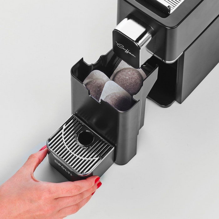 Polti Coffea S15B espressor de cafea pentru espresso și cafea lungă, compatibil cu capsule E.S.E. de 44 mm, rezervor detașabil de 0,85 l, pompa 19 BAR - Copie [3]