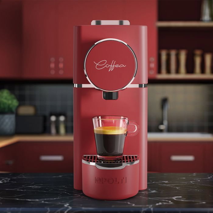 Polti Coffea S18R espressor de cafea pentru espresso și cafea lungă, compatibil cu capsule E.S.E. de 44 mm, rezervor detașabil de 0,85 l, pompa 19 BAR [5]