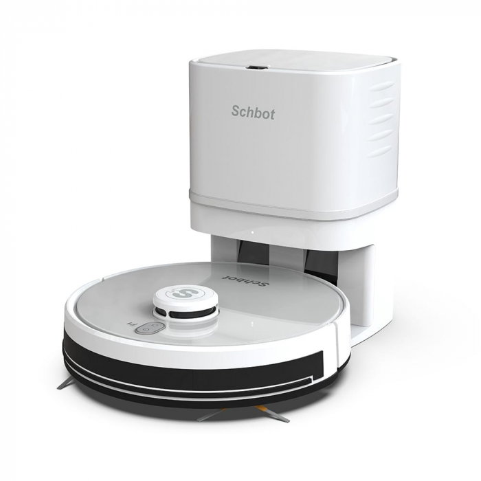 SCHBOT F1 PITBOX – Aspirator robot 3-în-1 cu stație golire automată [2]