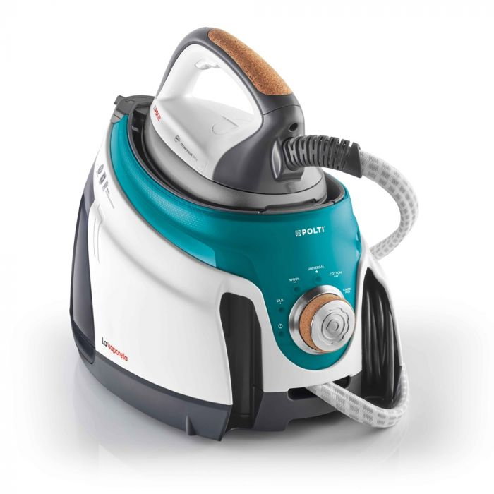 Statie de Calcat Polti La Vaporella XT110C, Talpa Aluminiu, 2350 W, 1.5 l, Boiler 7.5 Bar, Pompa 15 Bar, Functie Steam Pulse 500 gr, Alb/Verde [3]