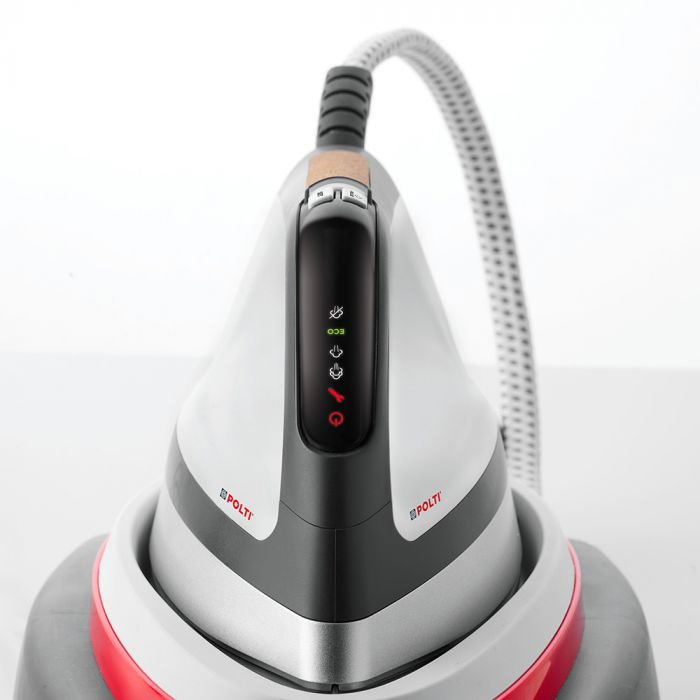 Stație de Călcat Polti Vaporella Instant VI50.50, 2400 W, 2 l, Presiune Pompă 8 BAR, Jet Abur 600 gr/min, Funcție ECO, Gri/Roșu [4]