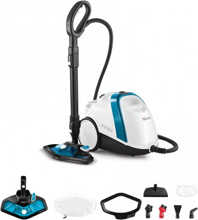Aparate de curatat cu abur - Aparat de Curatat cu Abur Vaporetto Smart 100_B, 1500 W, 2 l, 4 Bar, 110 gr/min, Alb/Albastru