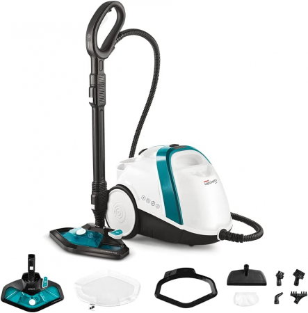 Aparate de curatat cu abur - Aparat de Curatat cu Abur Vaporetto Smart 100_T, 1500 W, 2 l, 4 Bar, 110 gr/min, Alb/Albastru