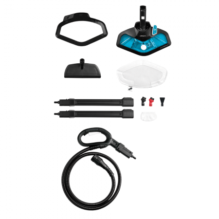 Aparat de Curatat cu Abur Vaporetto Smart 100_T, 1500 W, 2 l, 4 Bar, 110 gr/min, Alb/Albastru [6]