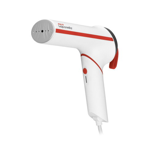 Masa | Statie de calcat - Aparat Portabil de Cãlcat Vertical cu Abur Vaporella GSM50R, 800 W, încãlzire 30 sec, emisie abur 16 g/min, alb/rosu