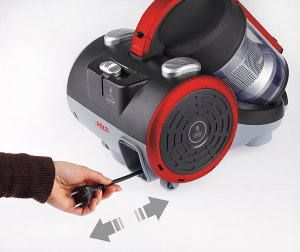 Aspirator fara Sac Polti Forzaspira C 110 Plus, 2 l, 800 W, Filtru HEPA, Negru/Rosu [2]