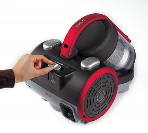 Aspirator fara Sac Polti Forzaspira C 110 Plus, 2 l, 800 W, Filtru HEPA, Negru/Rosu [1]