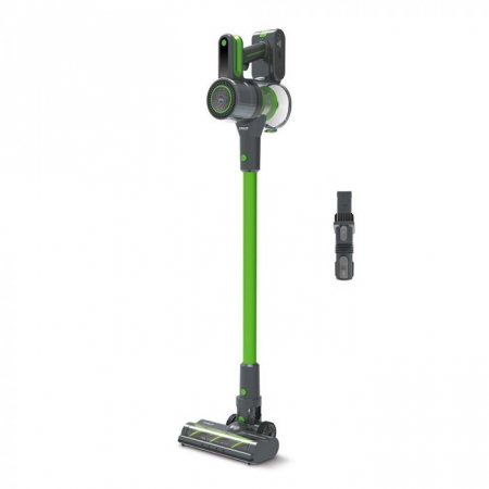 Aspirator Vertical fără Fir Polti Forzaspira D-Power SR500, Multiciclonic, Reîncărcabil, Motor Digital, 3 Programe, Autonomie Lucru 40 min, 0.6 l, Verde/Gri [1]