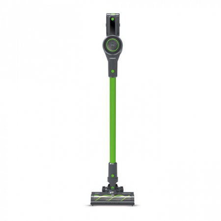 Aspirator Vertical fără Fir Polti Forzaspira D-Power SR500, Multiciclonic, Reîncărcabil, Motor Digital, 3 Programe, Autonomie Lucru 40 min, 0.6 l, Verde/Gri [2]