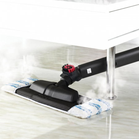 KIT Profesional Polti pentru Eliminarea Ploșnițelor, Autonomie Nelimitată de Funcționare, 1900 W, Emisie Abur până la 140 gr/min, 15 Accesorii, 5,5 BAR, Funcție Turbo, Abur până la 180°C, Alb/Albastru [8]