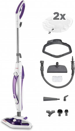 Mop cu abur - Mop cu Abur Polti Vaporetto SV 440 Double, 15 in 1, 1500W, 2.4Kg, Alb/Violet