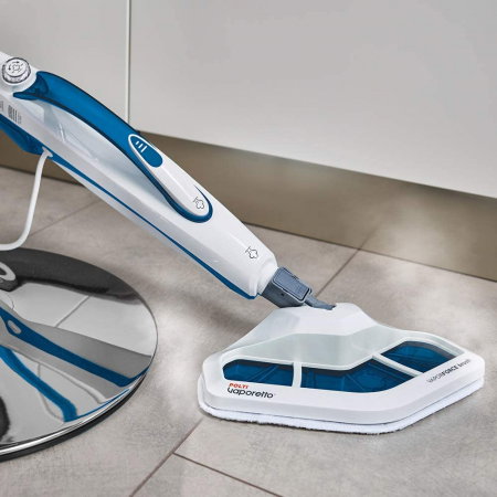 Mop cu Abur Polti Vaporetto SV 460 Double, 15 in 1, 1500 W, 2.4Kg, Alb/Albastru [4]