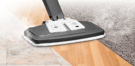 Mop cu Abur Polti Vaporetto SV660_Style 2 în 1, 1500 W, Abur Reglabil, Mâner Plută, 19 Accesorii, Autonomie Nelimitată, Alb/Gri [18]