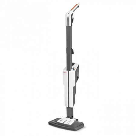Aparate de curatat cu abur - Mop cu Abur Polti Vaporetto SV660_Style 2 în 1, 1500 W, Abur Reglabil, Mâner Plută, 19 Accesorii, Autonomie Nelimitată, Alb/Gri