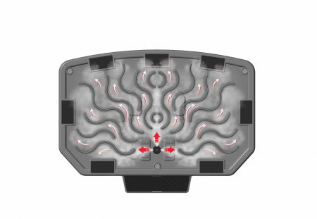 Mop cu Abur Polti Vaporetto SV660_Style 2 în 1, 1500 W, Abur Reglabil, Mâner Plută, 19 Accesorii, Autonomie Nelimitată, Alb/Gri [11]