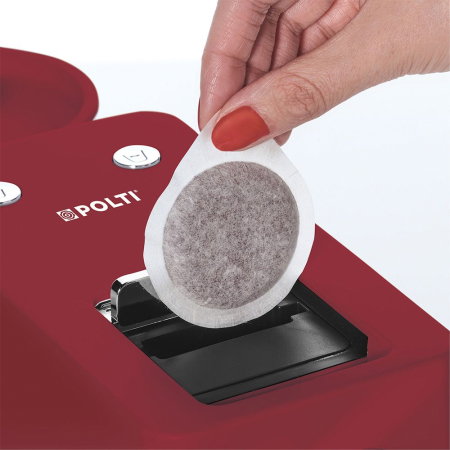 Polti Coffea S18R espressor de cafea pentru espresso și cafea lungă, compatibil cu capsule E.S.E. de 44 mm, rezervor detașabil de 0,85 l, pompa 19 BAR [1]