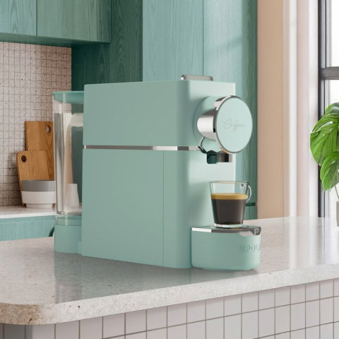 Polti Coffea S18G espressor de cafea pentru espresso și cafea lungă, compatibil cu capsule E.S.E. de 44 mm, rezervor detașabil de 0,85 l, pompa 19 BAR [3]
