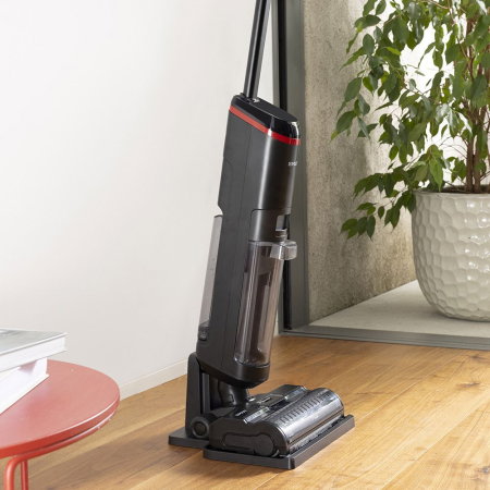 Aspirator vertical, fară fir, cu abur și aspirare umed-uscată, 450 W, aspirare 14 kPa, 0.6 l, 71 Db, 4,2 Kg, gri/negru, Polti RollySteam WD40C [2]