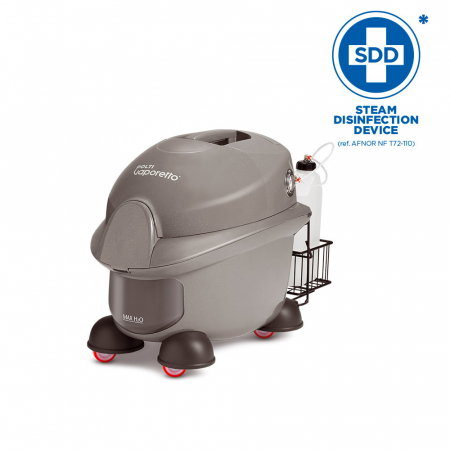 Aspirator profesional - Aspirator Profesional cu Abur Polti Vaporetto MV 20.20, Funcție Injecție/Extracție, Spălare cu Detergent, 2550 W, 1,5 L, 155°C. Gri