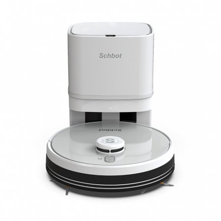 Aspiratoare profesionale - SCHBOT F1 PITBOX – Aspirator robot 3-în-1 cu stație golire automată