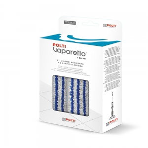 Accesorii aspiratoare - Set de Lavete pentru Aspirator Vertical cu Abur, Multifunctional, Polti Vaporetto 3 Clean