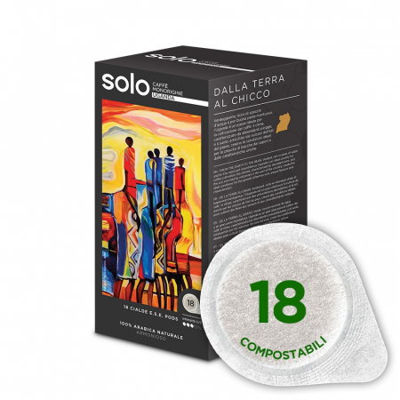 SOLO Caffè Monorigine Uganda - 18 Paduri ESE 44 mm